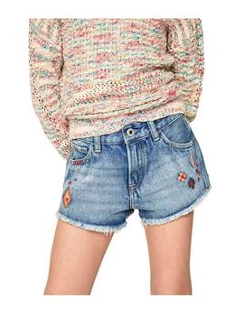 Short bordado Ivy craft Pepe Jeans