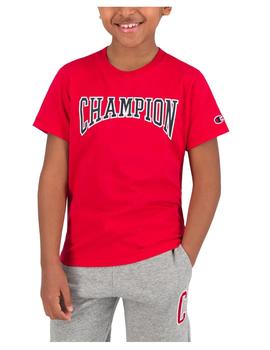 Camiseta roja con logo Champion
