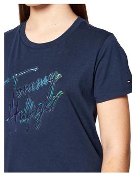 Camiseta script print Tommy Hilfiger