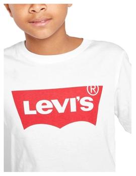 Camiseta blanca logo rojo Levi´s