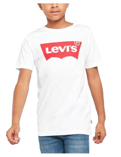 blanca logo rojo Levi´s