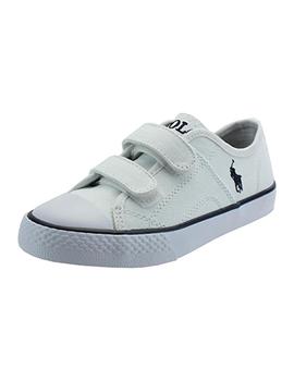 Zapatilla Dyland Ez blanca velcro Ralph Lauren