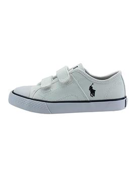 Zapatilla Dyland Ez blanca velcro Ralph Lauren