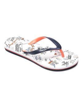 Chancla Beach Draw multi Pepe Jeans