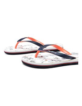 Chancla Beach Draw multi Pepe Jeans