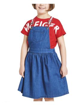 Vestido Pinafore Tommt Hilfiger