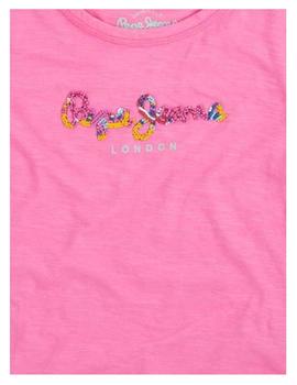 Camiseta Claudia rosa Pepe Jeans