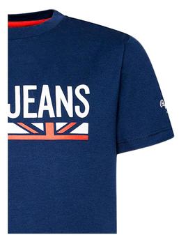 Camiseta logo flocado Gabriel Pepe Jeans