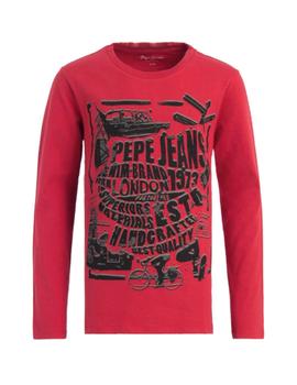 Camiseta Jarrison roja Pepe Jeans