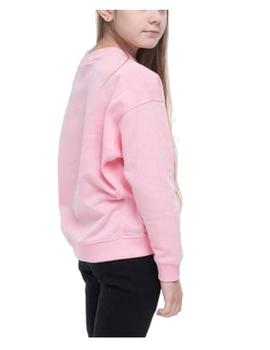 Sudadera rosa oversizefit y logo Champion