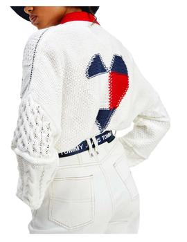 Cardigan patchwork heart Tommy Jeans