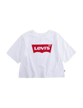 Camiseta crop con logo rojo Levi´s