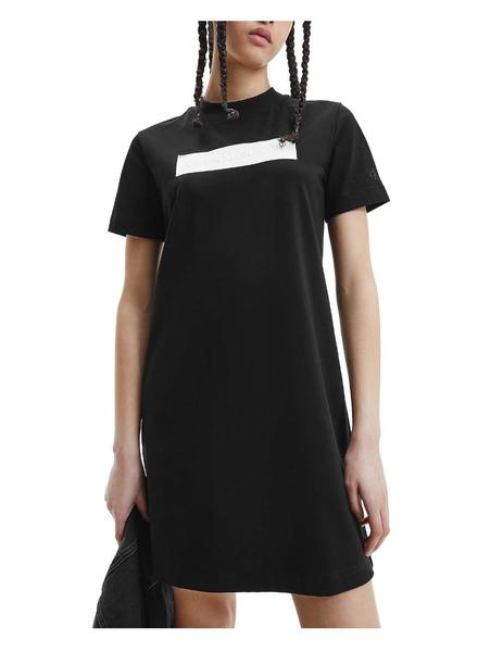 Vestido camisero con logo grabado Calvin Klein