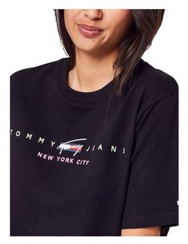 Camiseta tjw byx crop modern logo Tommy Hilfiger