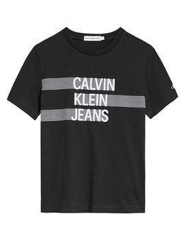 Camiseta dimension logo Calvin Klein