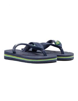 Chanclas azules Brasil Havainas