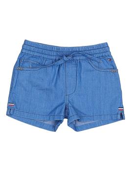 Short drapy indigo azul Tommy Hilfiger