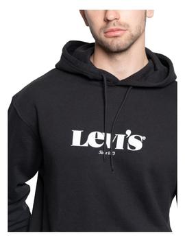 Sudadera relaxed graphic negra Levi's