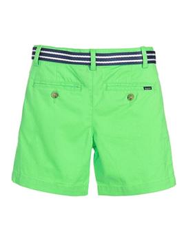 Bermuda con cinturón Suffield verde Ralph Lauren