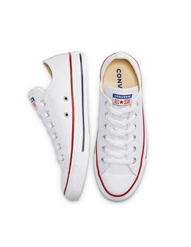 Zapatilla Chuck Taylor Blanca All Star OX Piel Converse