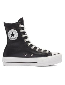 Zapatillas extra high piel platform Converse