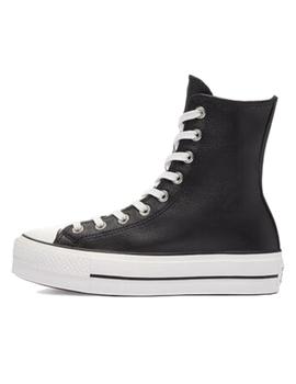 Zapatillas extra high piel platform Converse