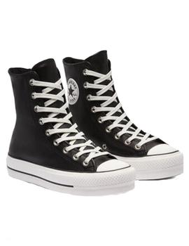 Zapatillas extra high piel platform Converse