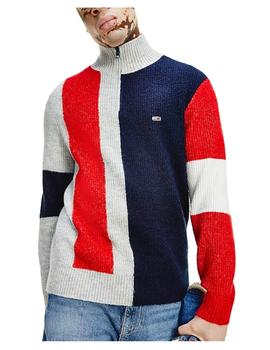 Jersey punto colorblock Tommy Jeans