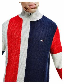 Jersey punto colorblock Tommy Jeans