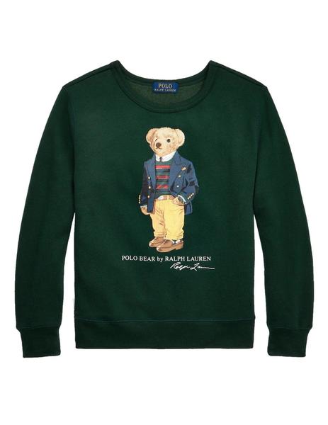 Mártir cuchara El diseño Sudadera Oso verde Polo Ralph Lauren