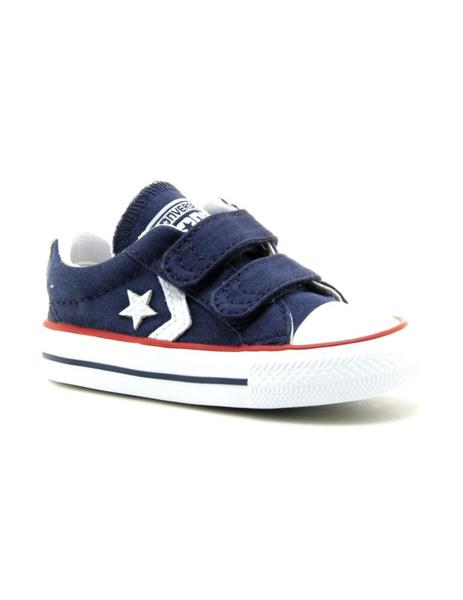 Zapatilla Star 3V Infant velcro azul Converse