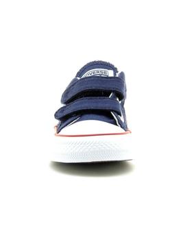 Zapatilla Star Player 3V OX Infant velcro azul Converse