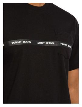 Camiseta tjm branded tape tee Tommy Hilfiger