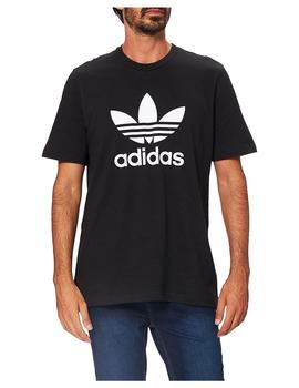 Camiseta trefoil negra Adidas