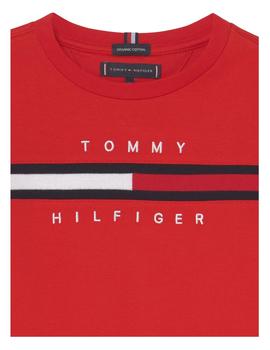 Camiseta Flag Rib Insert Tommy Hilfiger