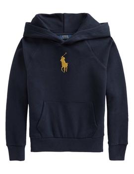 Sudadera c/capucha logo amarillo Polo Ralph Lauren