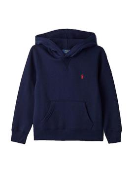 Sudadera c/capucha  logo rojo Polo Ralph Lauren