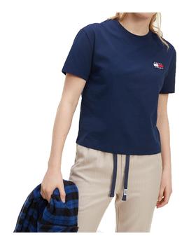 Camiseta Cropped con parche Tommy Hilfiger