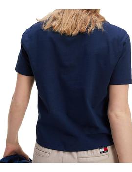 Camiseta Cropped con parche Tommy Hilfiger
