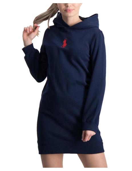 mostrar dosis Golpeteo Vestido sudadera logo frontal Polo Ralph Lauren