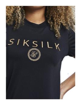 Vestido mesh t-shirt dress Sik Silk