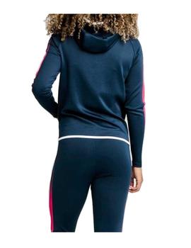 Sudadera athlete fade stripe zip through hoodie Sik Silk