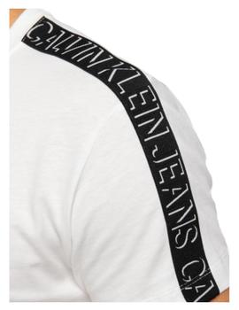 Camiseta shadow shoulder tape Calvin Klein