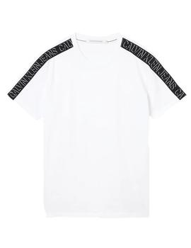 Camiseta shadow shoulder tape Calvin Klein