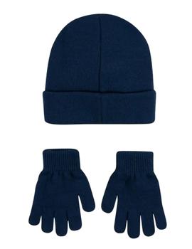 Conjunto Gorro y Guantes  Azul Levi's