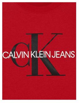 Sudadera archival monogram flock cn Calvin Klein