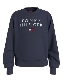 Sudadera pleated sleeve Tommy Hilfiger