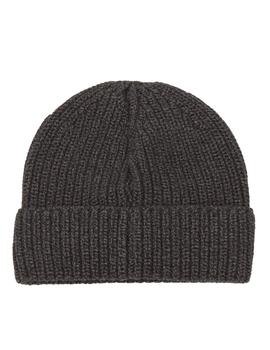 Gorro tjm basic rib beane gris Tommy Hilfiger