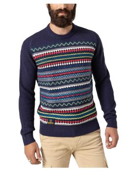 Jersey de hombre de punto grueso en color gris con cuello redondo -  Altonadock