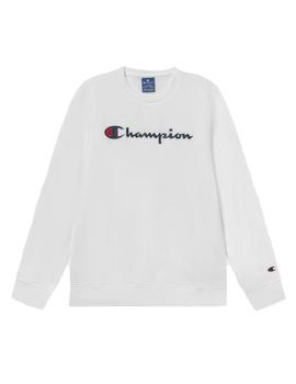 Camiseta manga larga crewneck blanca Champion